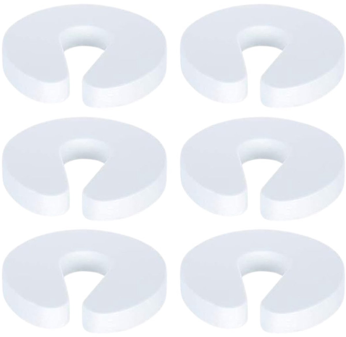 Solidchoice - Set van 6 Deurstopper Klemmen voor Kindveiligheid