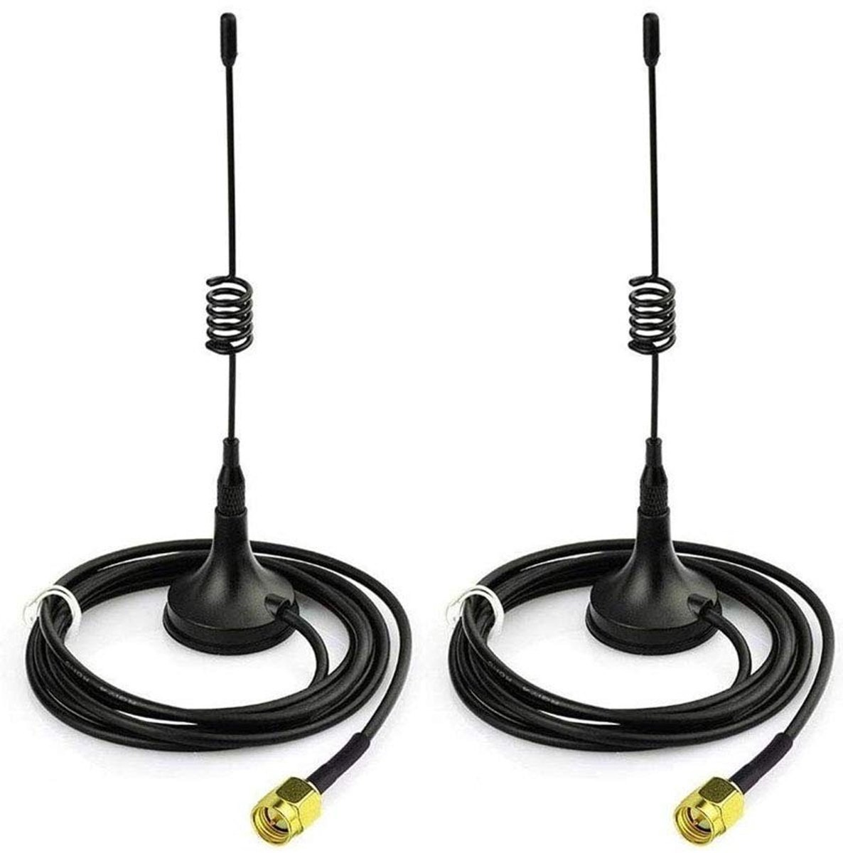 Solidchoice - 2 Stuks 433MHz Antenne met Magnetische Basis