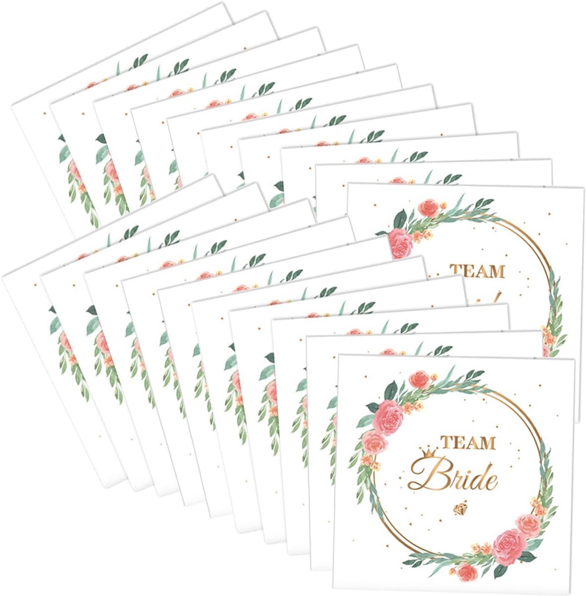 Solidchoice - Set van 20 Team Bride Servetten voor Bachelorette Party