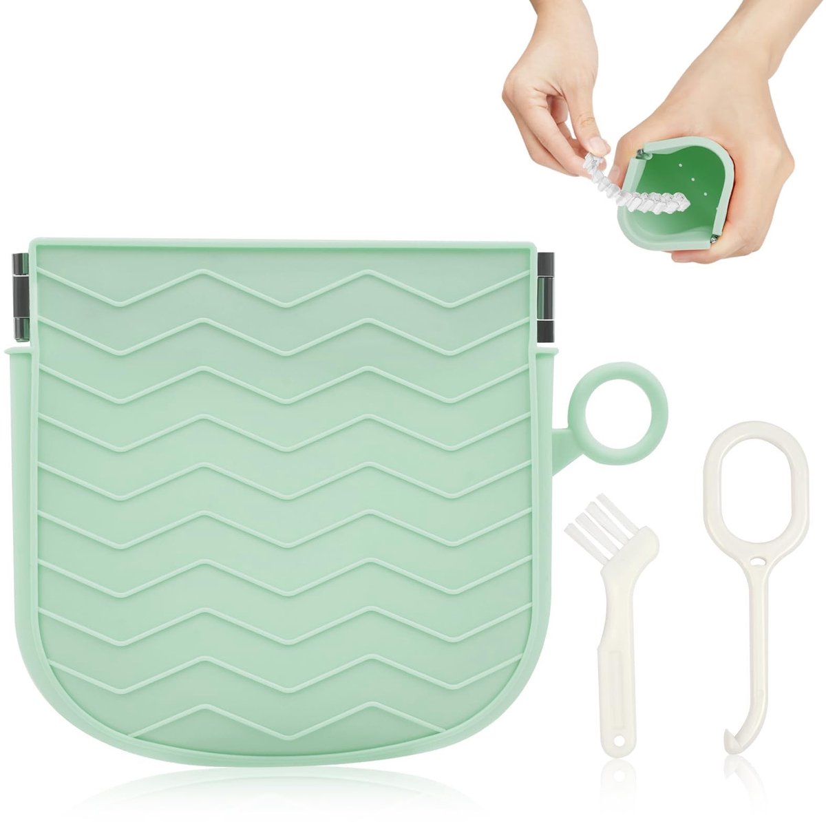 Solidchoice - Silicone Houder voor Orthodontische Beugels met Reinigingsborstel