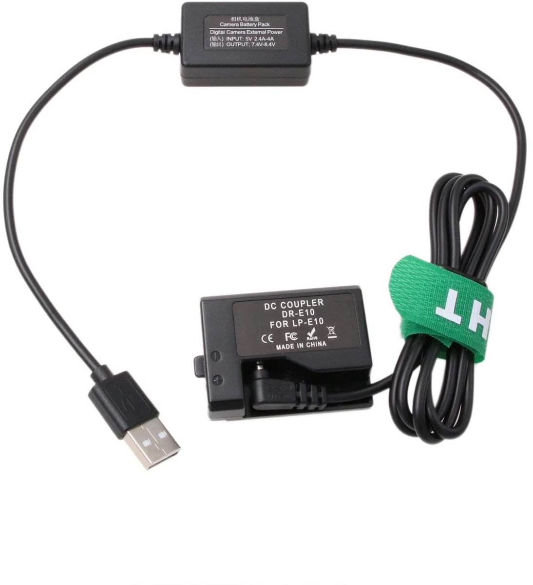 Solidchoice - USB Dummy Batterij voor Canon Camera's