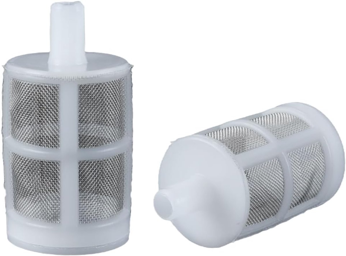 Waterfilterpompfilter 10 stuks - Roestvrij kunststof - Stevige behuizing - Verleng de levensduur van uw pomp - ShopVlot