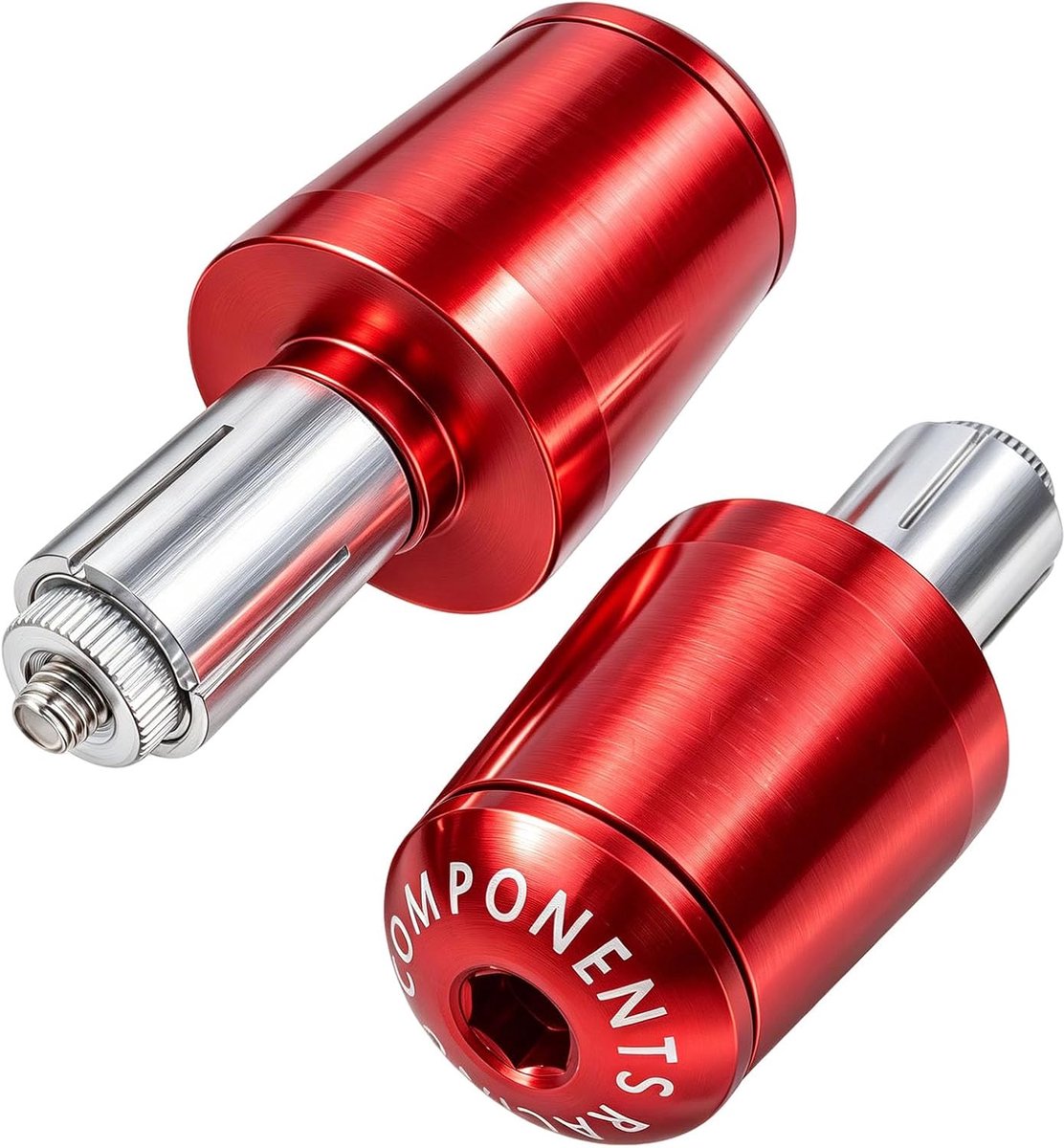 Motorcycle Handlebar Caps 22 mm 7/8 Inch Aluminium Universal Sports Handlebar Covers with Handles, Scooters and - ShopVlot