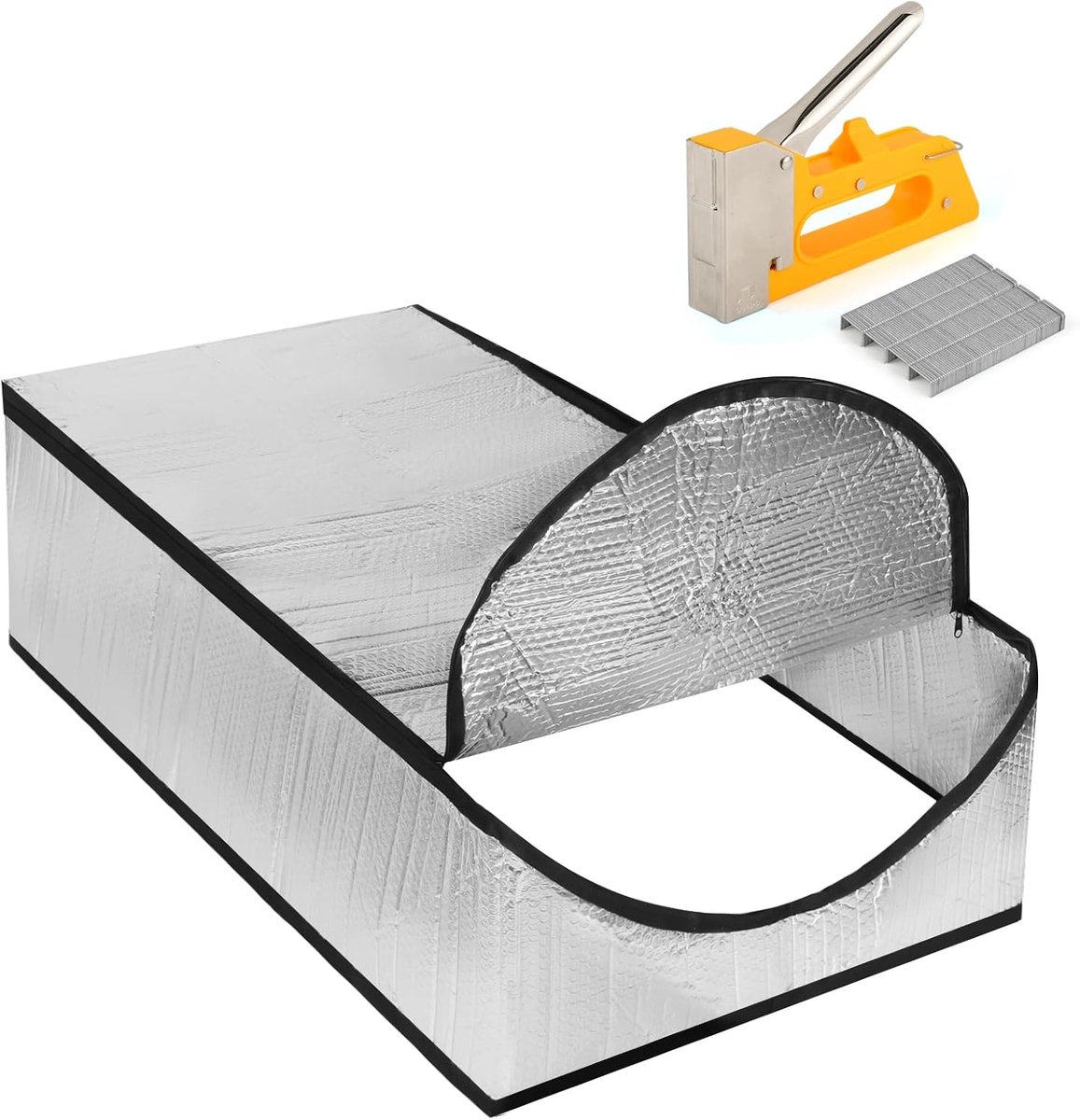 Attic Staircase Insulation Cover with Waterproof Zipper, Attic Staircase Liège Insulation Cover Pull Down, Airtight - ShopVlot
