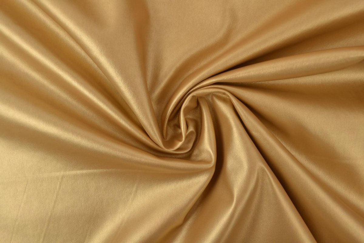 Kunstleer - 1 meter - Per meter - Licht goud - 145cm breed