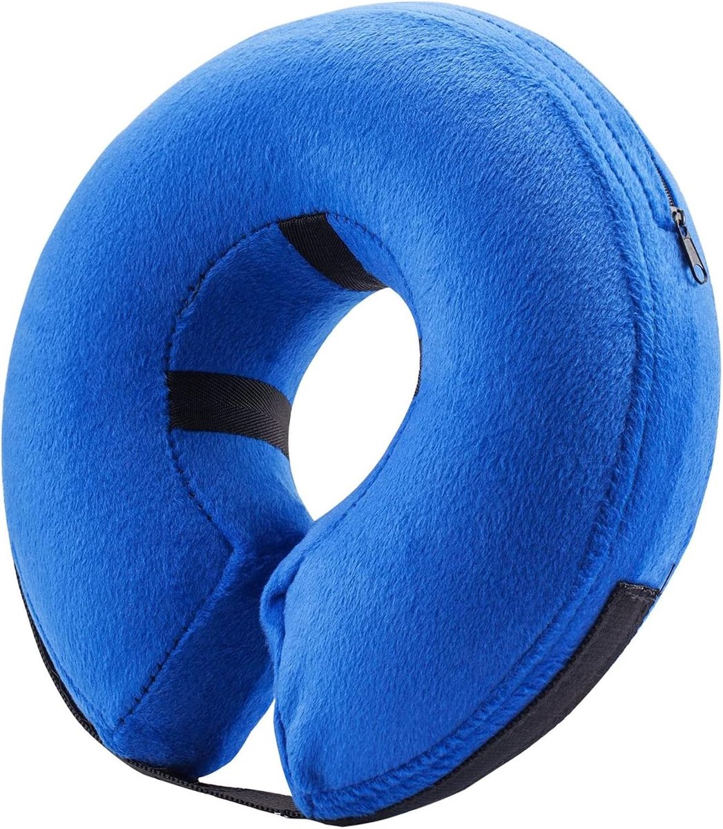 BENCMATE Protective Inflatable Collar for Dogs and Cats - Soft Dog Cone Recovery Collar Does Not Block Vision E-Collar - ShopVlot