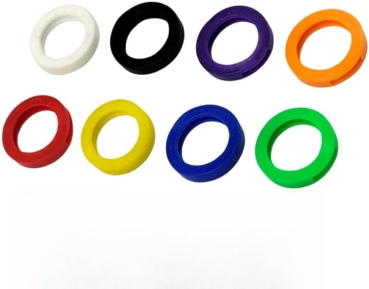 40pcs 2.4cm round key caps for small round and flat house keys (not suitable for square or odd keys) - ShopVlot