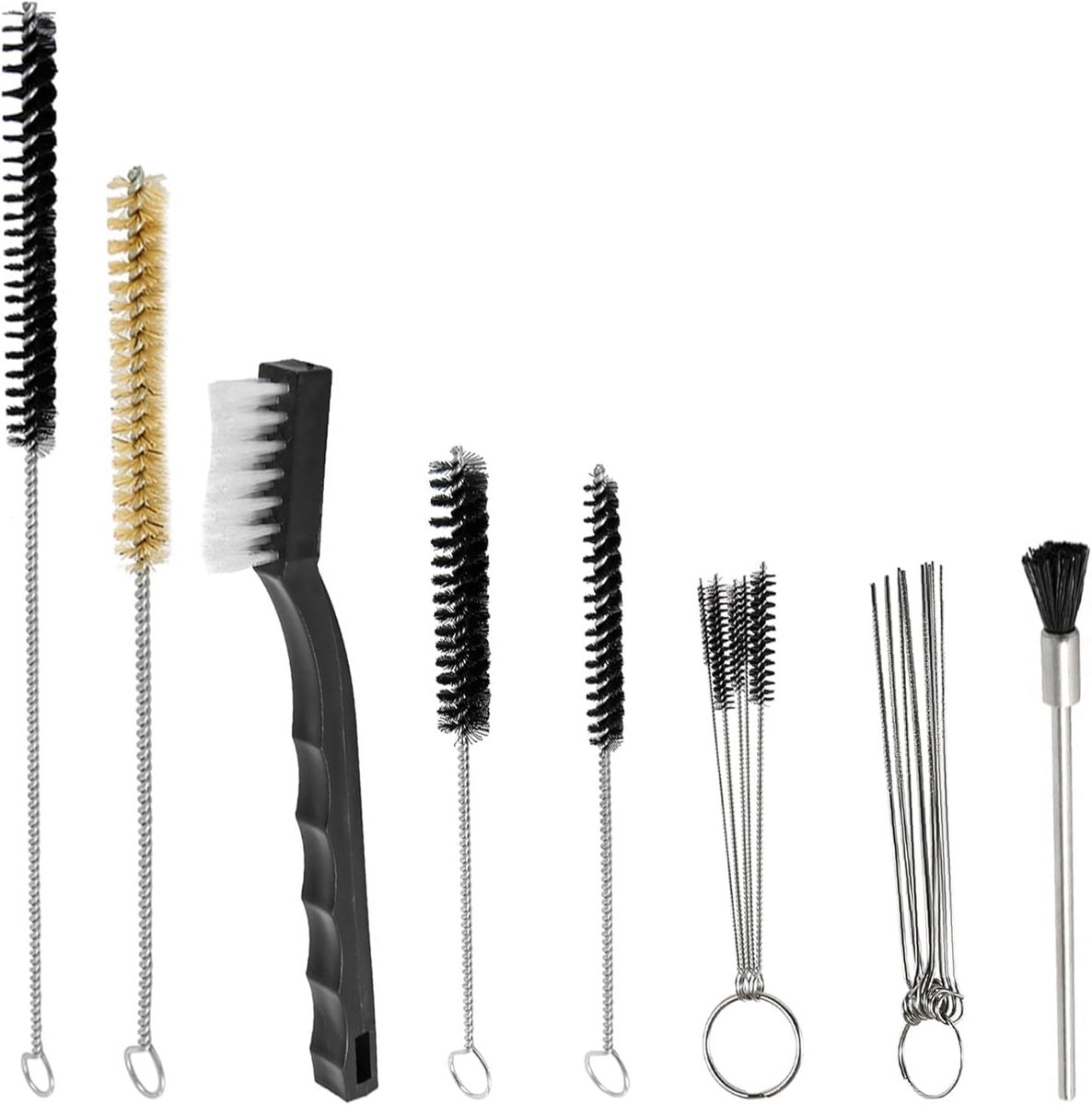 21-Piece Airbrush Cleaning Kit – Brushes, Needles and Tools for Paint Gun, Spray Cleaner - ShopVlot