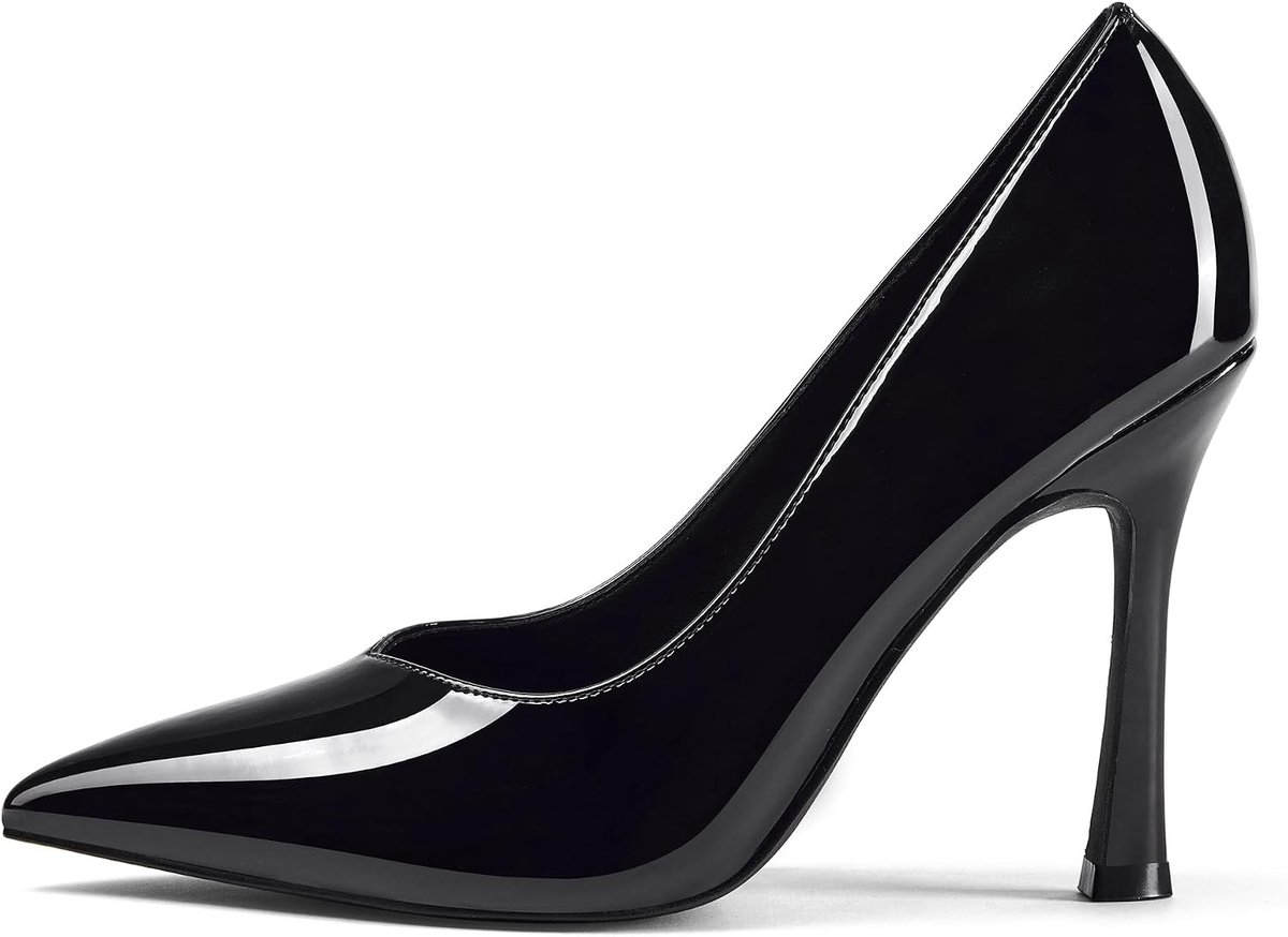 Zhabtuc Pumps Women's Closed Point Heel 10 cm Stiletto Wedding Shoes - ShopVlot