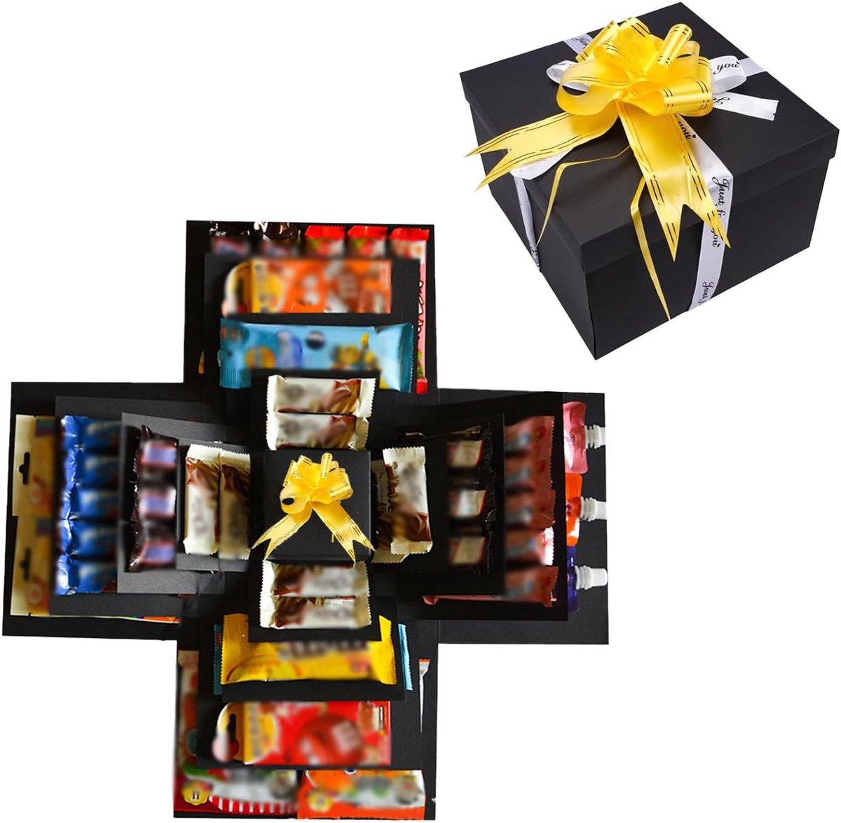 SoeUyd Explosiebox voor verjaardag, verrassingsdoos, doe-het-zelf geschenkdoos, veelzijdige geschenkdozen voor - ShopVlot