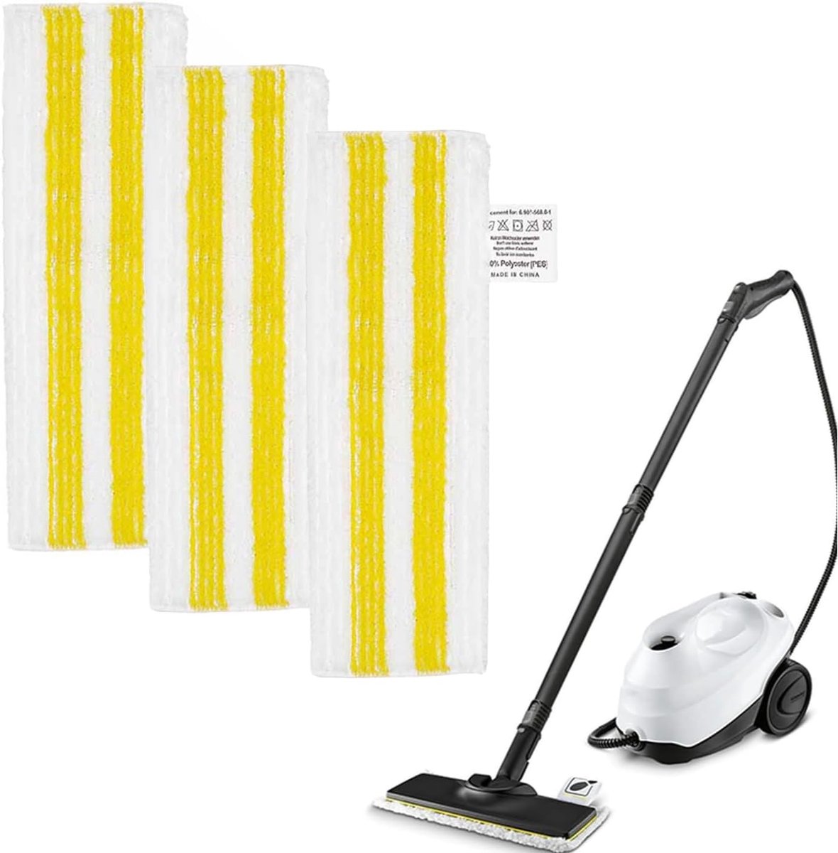 3 stuks voor Kärcher EasyFix motorkap stoomreiniger dweil navulset voor Kärcher EasyFix SC 2, SC 3, SC 4, SC 5 - ShopVlot