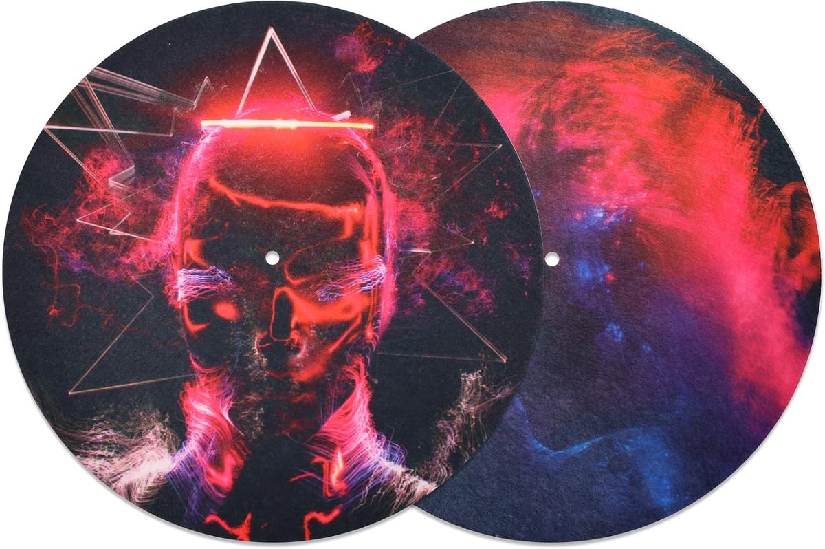 MayRecords 12 in Turntable Mat, 1 Piece Double Sided Felt Slip Mat, Anti-Static and Vibration Damping, Universal for - ShopVlot