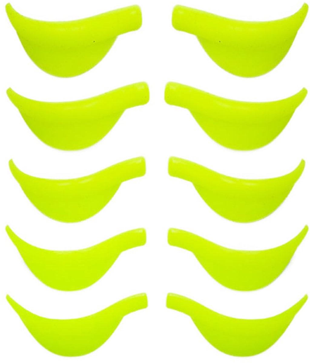 Wimperkruller van siliconen, 10 stuks, permanente wimperkrultang van siliconen, wimperkrulspelden, wimperliftingstick - ShopVlot
