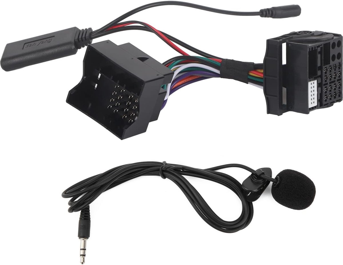 Greensen Microfoonadapter 150 cm – Vervanging voor RCD 300 en 510 Auto-audio, geschikt voor auto muziekinstallaties - ShopVlot