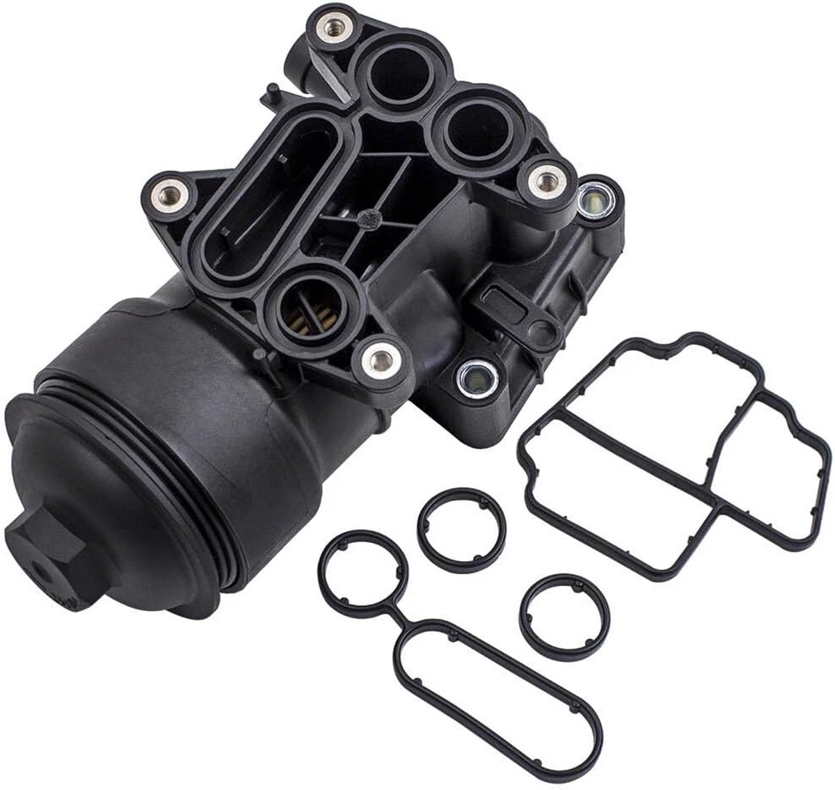 03L115389C Oil Filter Housing Oil Filter Cover Seal Replacement for A1 A3 A4 A5 A6 Q3 Q5 TT 1.6 2.0 TDI Golf VI 5K1 - ShopVlot