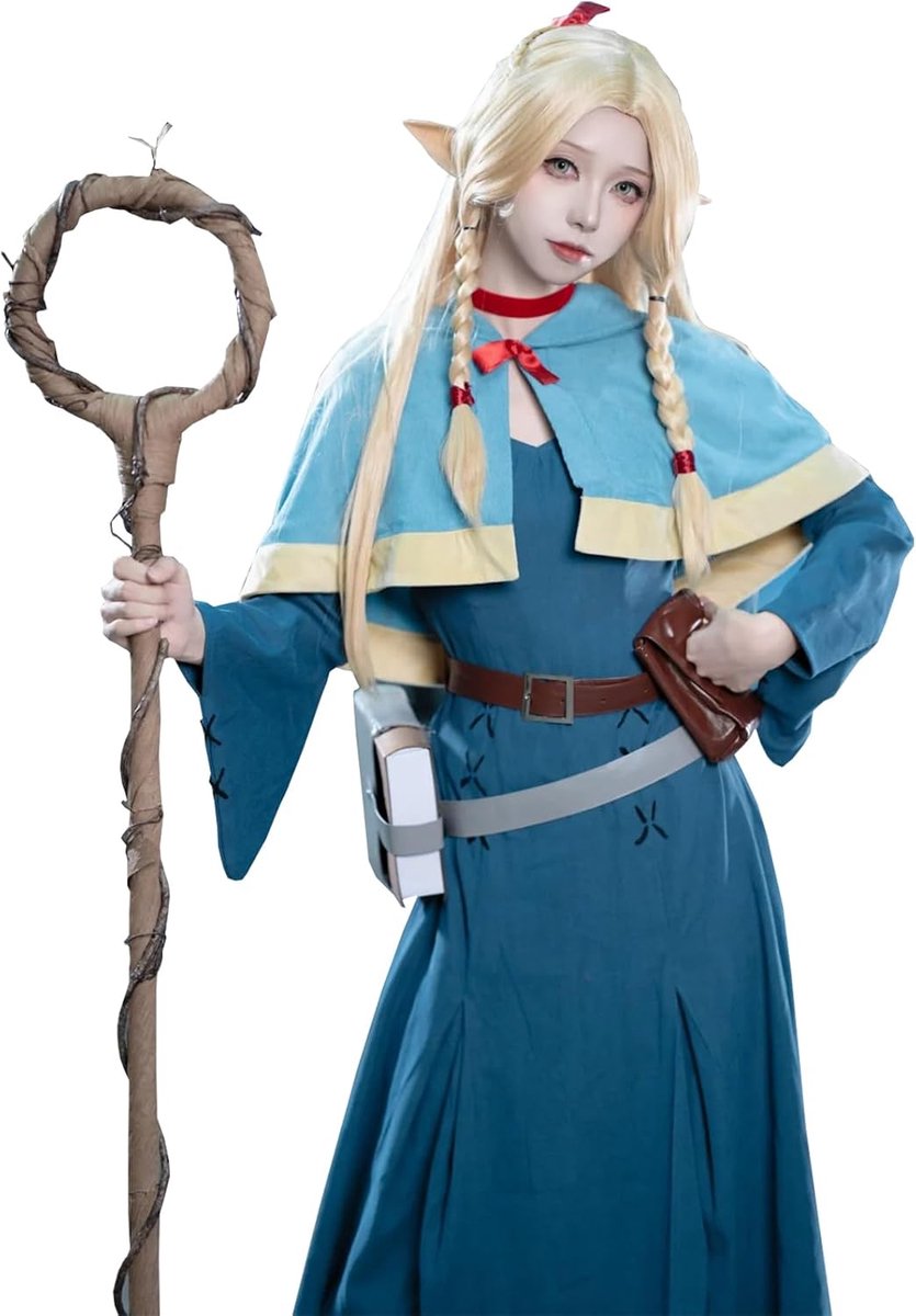 Fiamll Delicious in Dungeon Cosplay Outfit Uniform Complete Set Costume Christmas Carnival - ShopVlot