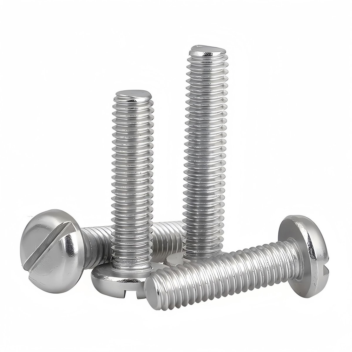 Solidchoice - RVS Platte Schroeven M5x45mm (10 Stuks)