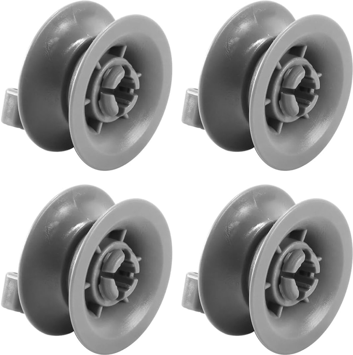 Vaatwasser-mandwielen 30 x 13 mm - hittebestendig kunststof - vervangend voor meerdere types - ShopVlot