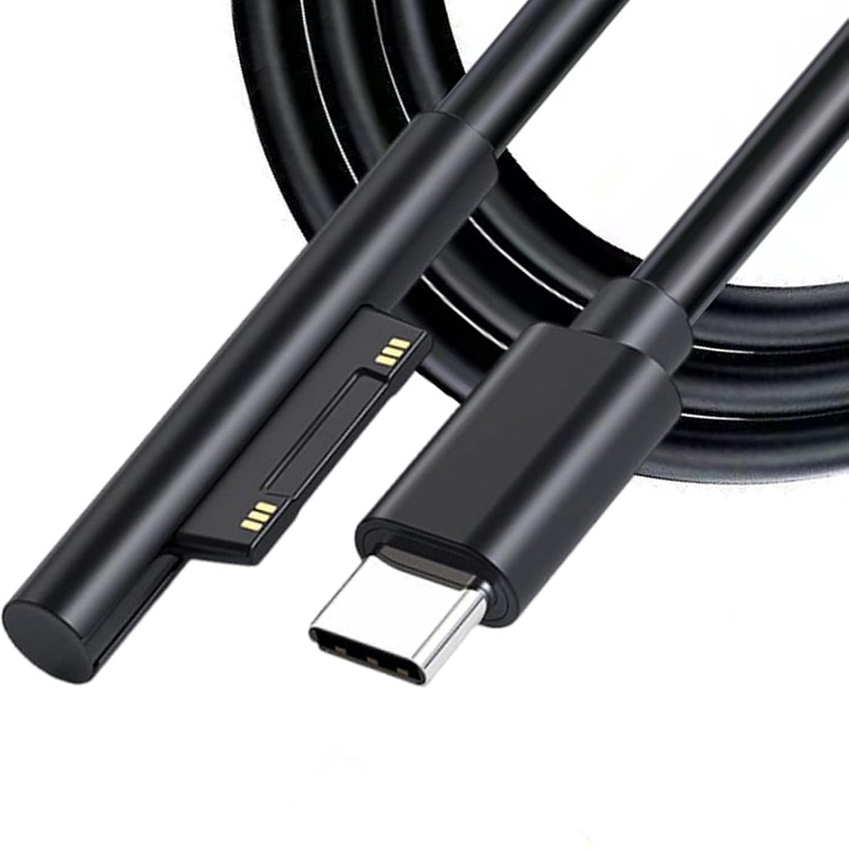USB C Oplaadkabel 1,5m - Geschikt voor Microsoft Surface - 45W Snelladen - Ideaal als vervangkabel - ShopVlot