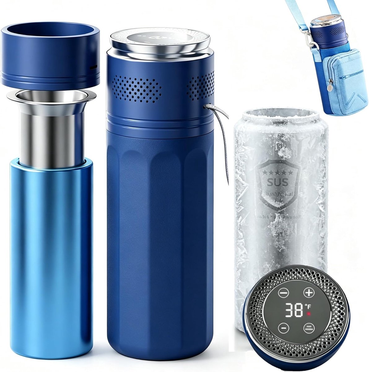 Insuline koelbox elektrisch - 2-20 °C - USB-insulinepen-koeler - ideaal voor reizen - ShopVlot