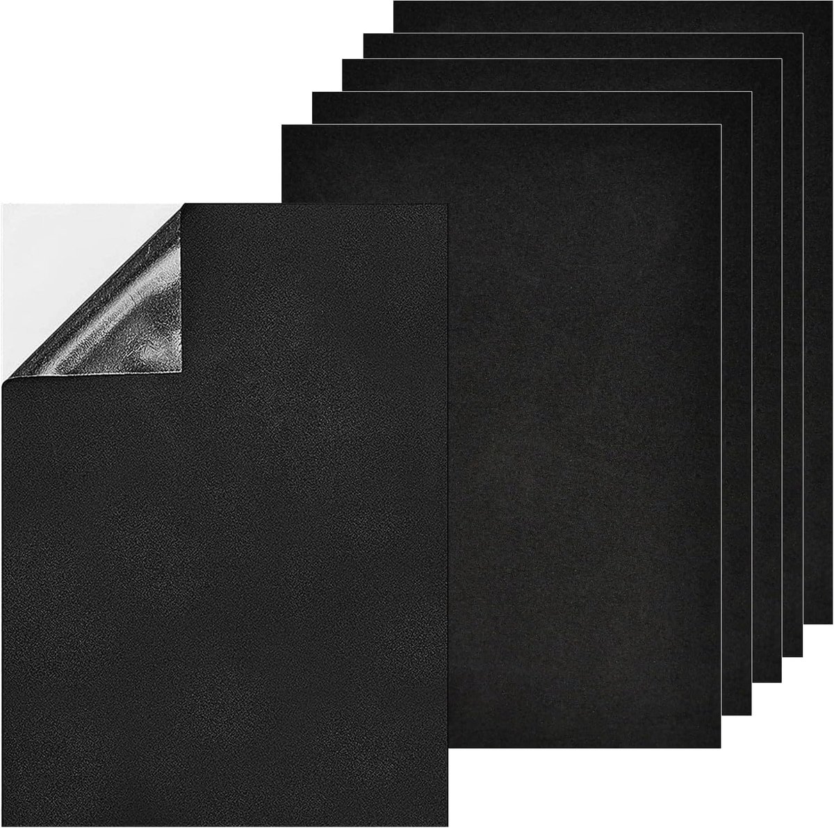 Zwarte schuimrubber pads A4 - 6 stuks - ideaal voor bescherming - veelzijdig gebruik - ShopVlot
