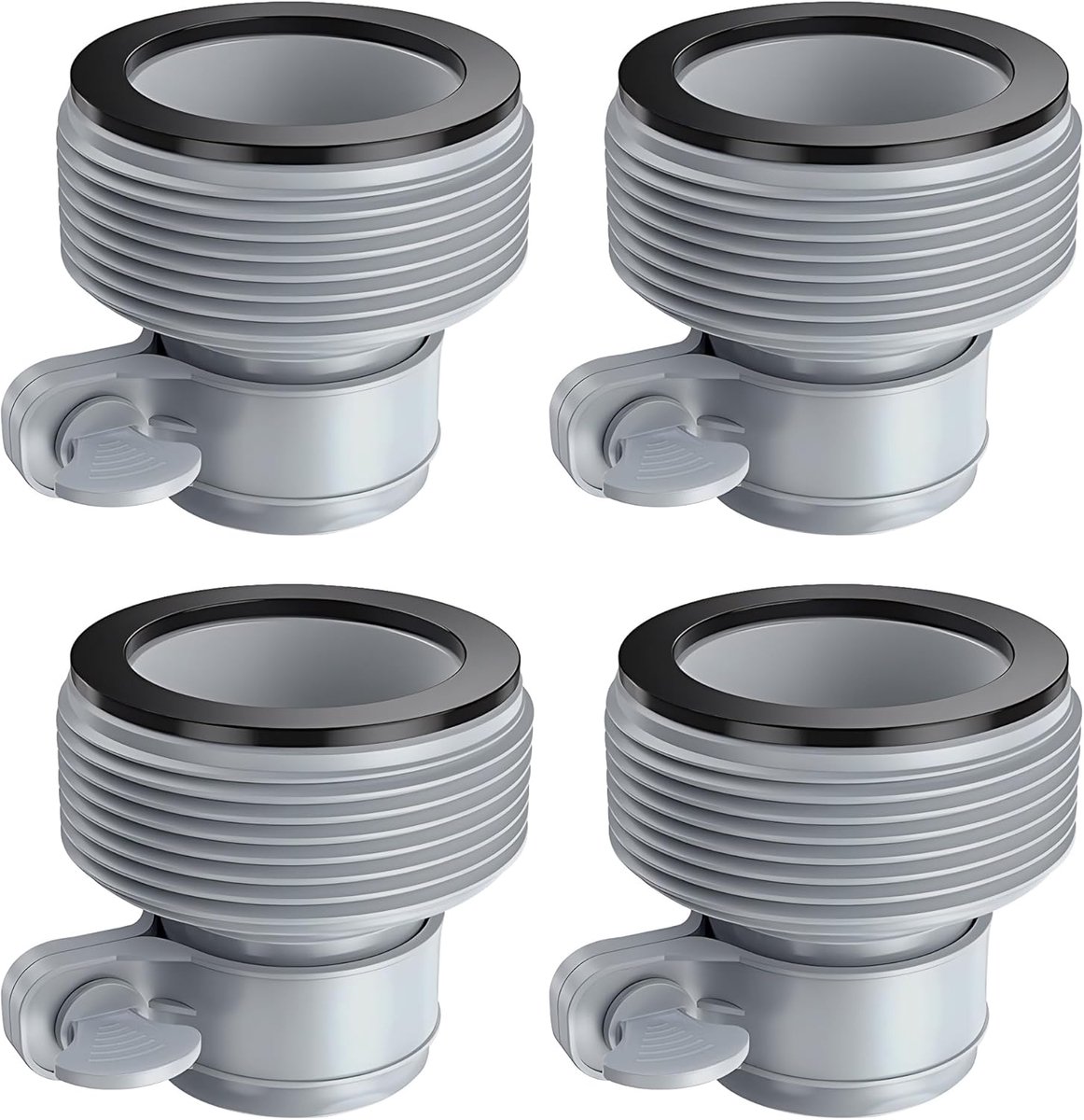 Poolslangadapter 1,5 Inch - 4 Stuks - Duurzaam materiaal - Oplossing voor slang- en pompcompatibiliteit - ShopVlot