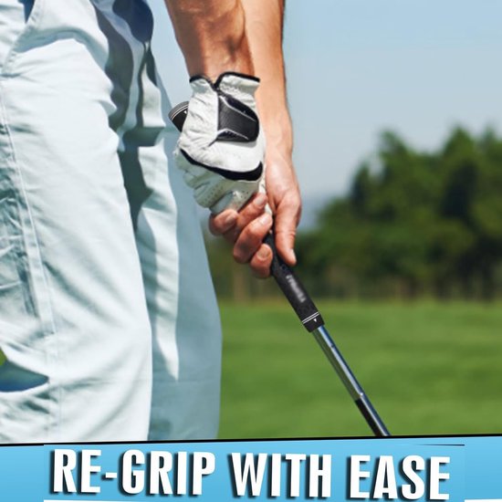 Golf Grip Tape Pack van 15 - Dubbelzijdige Lijmstrips 25 x 5 cm - Voor Alle Golfclubs - Gemakkelijk Grip Vervangen - ShopVlot van GOLF — afbeelding 4