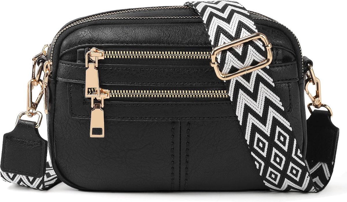 TANTOMI Crossbody Bag schoudertas voor dames, moderne tassen, modieus en veelzijdig, met verstelbare schouderriem - ShopVlot
