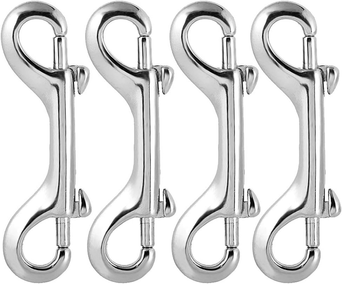 Double Ended Bolt Snap Hooks Double End Heavy Duty Trigger Snaps Lobster Clasp Snap Hook Bolt Snaps Fastening Clip - ShopVlot