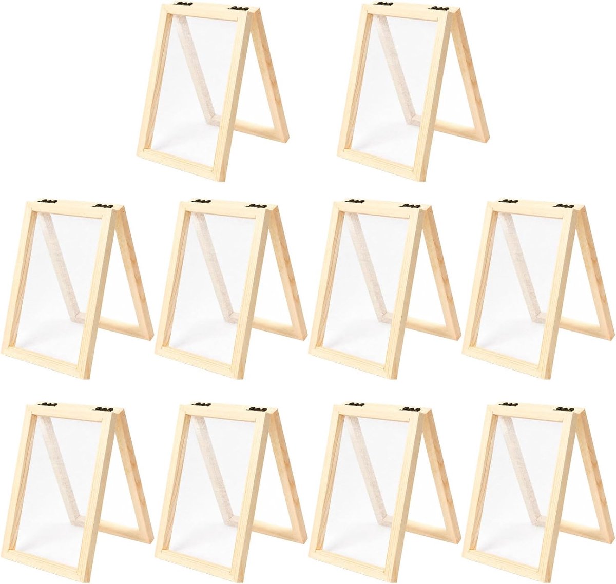 Neikafan Frame voor productie van gerecycled papier, 10 stuks, zeef, papiermaché frame - ShopVlot