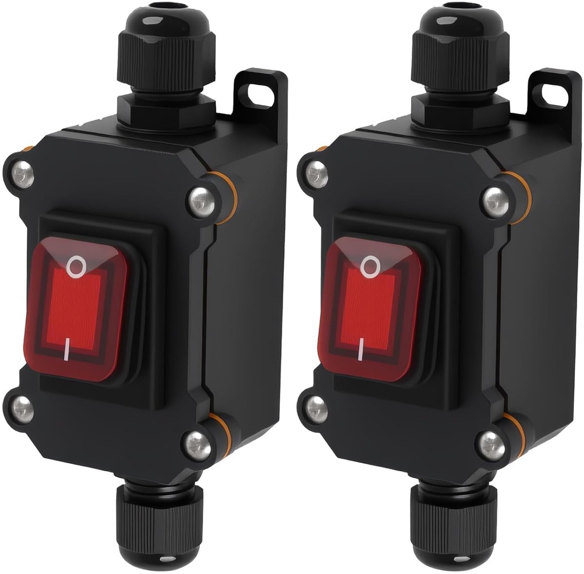 ERBO 2 stuks IP65 waterdichte tuimelschakelaar, 20 A, 250 V - ShopVlot