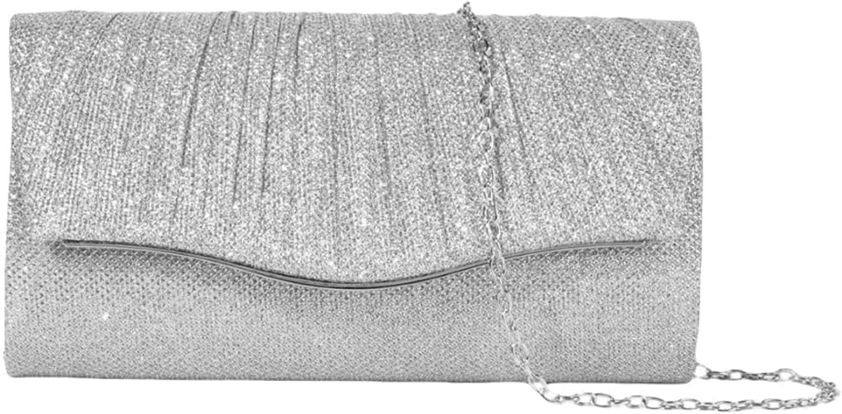 Women's Glitter Handbag Elegant with Removable Chain for Party, Wedding, Banquet, Holiday - ShopVlot