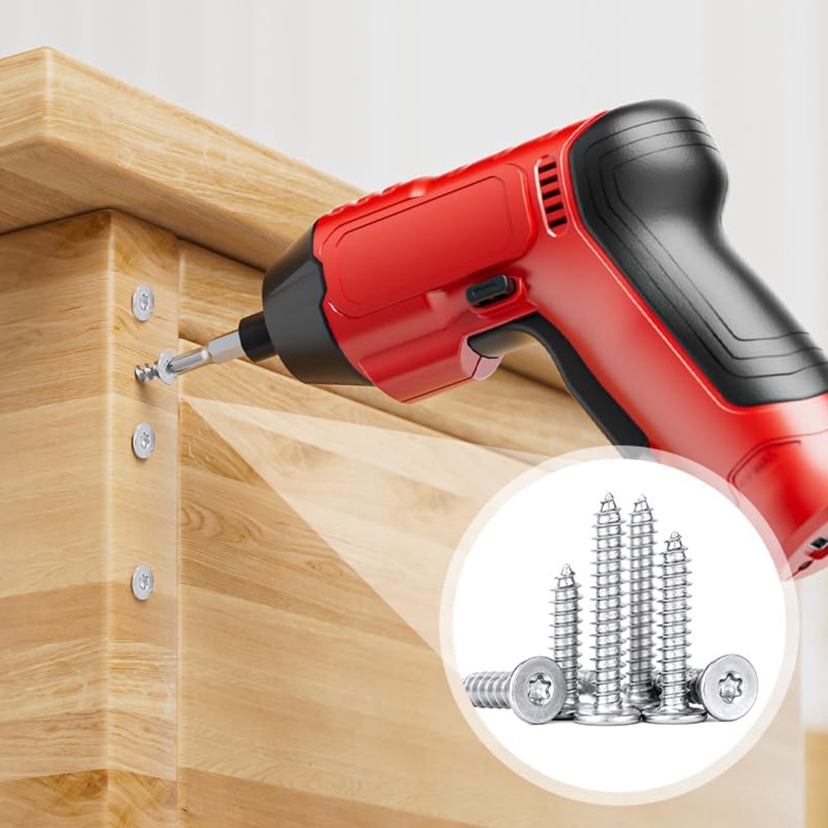 20 Torx-zelftappende schroeven M5 x 40 mm, platte verzonken kop, roestvrij staal 304 zelfborend voor timmerwerk en - ShopVlot