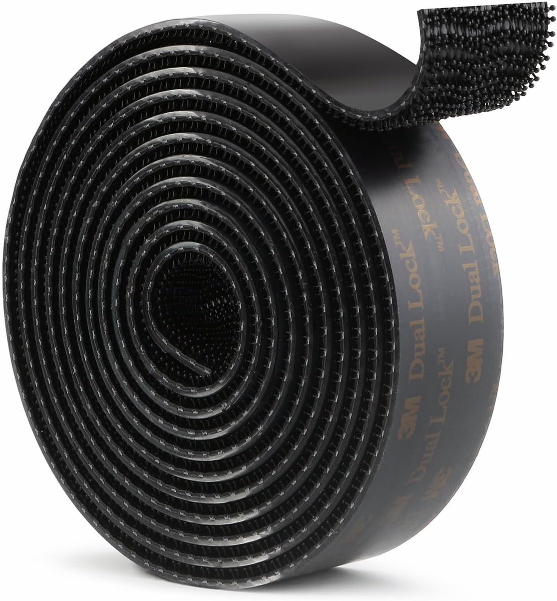 Dual Lock SJ3550 2.5 x 183cm Black 1 piece Resealable Fastening Tape Locking Mushroom Shaped Strong Adhesive Hook Lock - ShopVlot