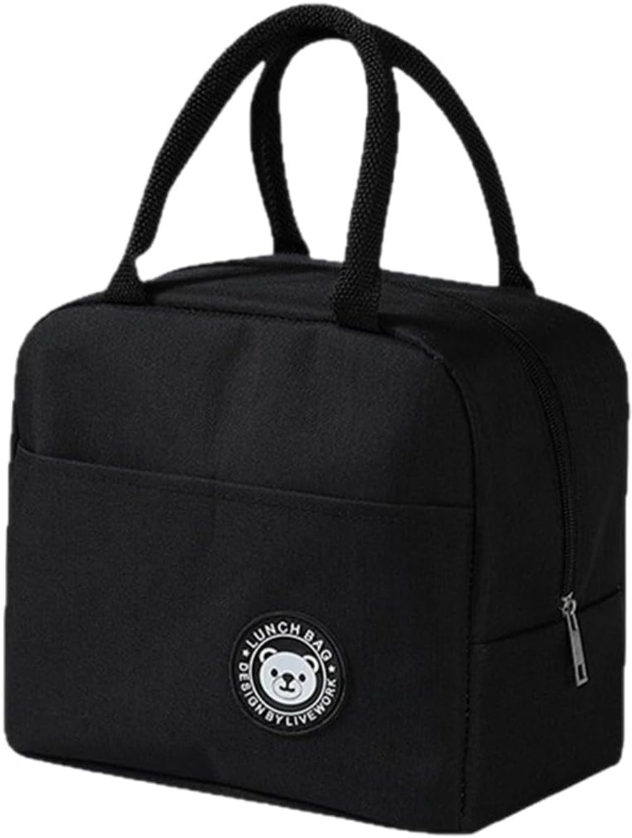 Koeltas 6.2 L - Zwart - Geïsoleerd - Ideaal voor lunch op kantoor - ShopVlot