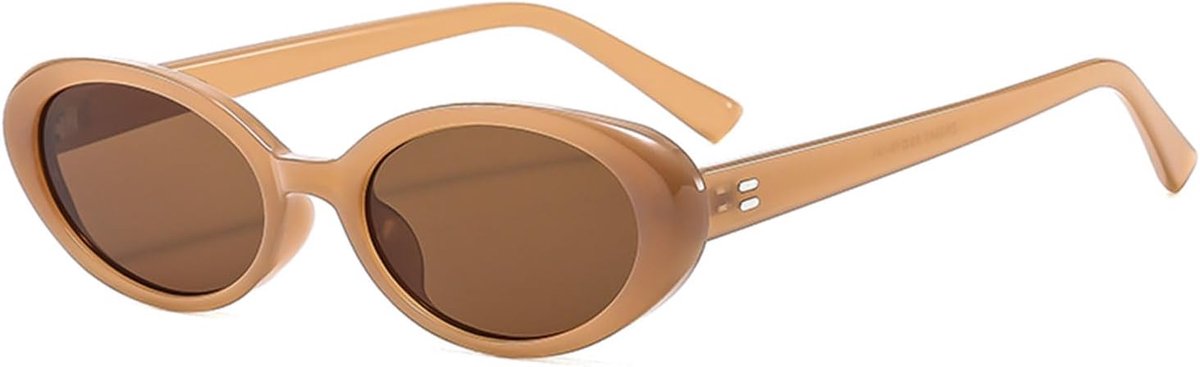 Ovale Zonnebril Retro 90s Klein - Klassieke Stijl - UV400 Bescherming - Perfect voor Buiten - ShopVlot