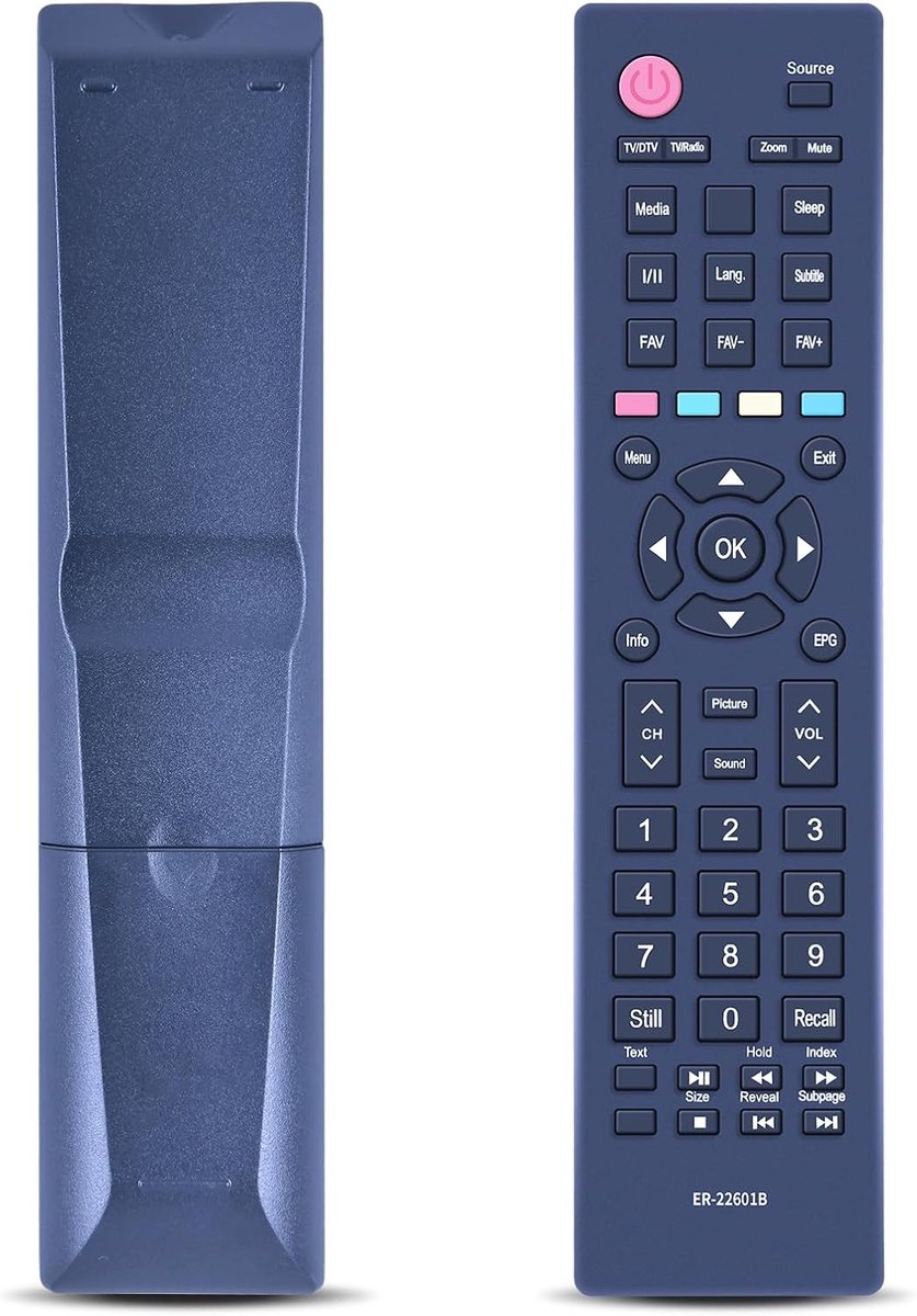 Afstandsbediening ER-22601B - Vervangend model - Geschikt voor Hisense TV - Eenvoudig te gebruiken - ShopVlot