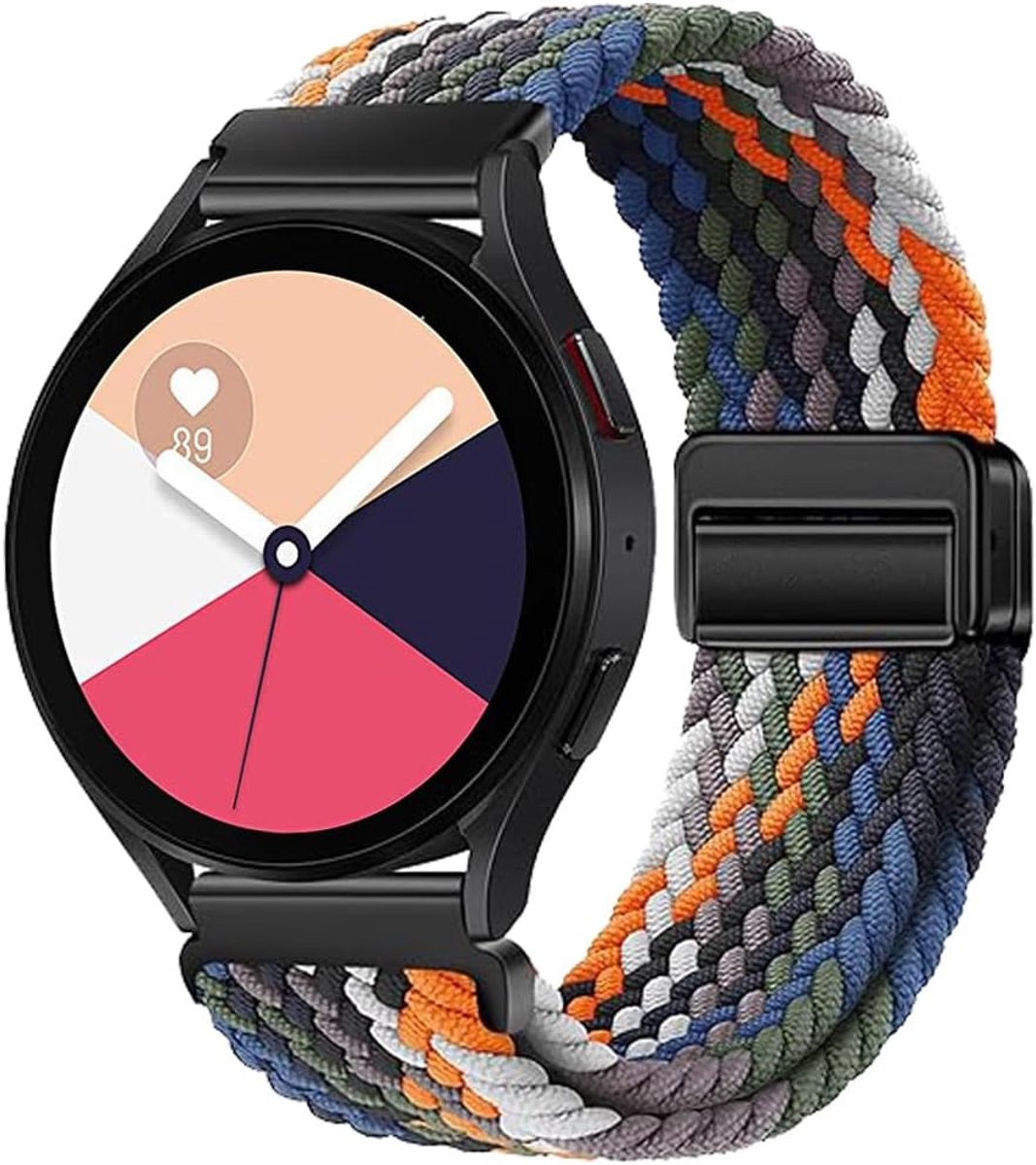 Horlogeband voor Huawei Watch 5 46mm - 22mm Nylon Armband - Magnetisch en Vervangbaar - Ideaal voor Sport en Vrije Tijd - ShopVlot