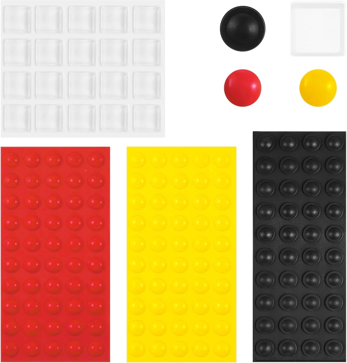 Bump Dots voor Visueel Gehandicapten - 160 Stuks - Siliconen Stickers - Verbeter toegankelijkheid - ShopVlot