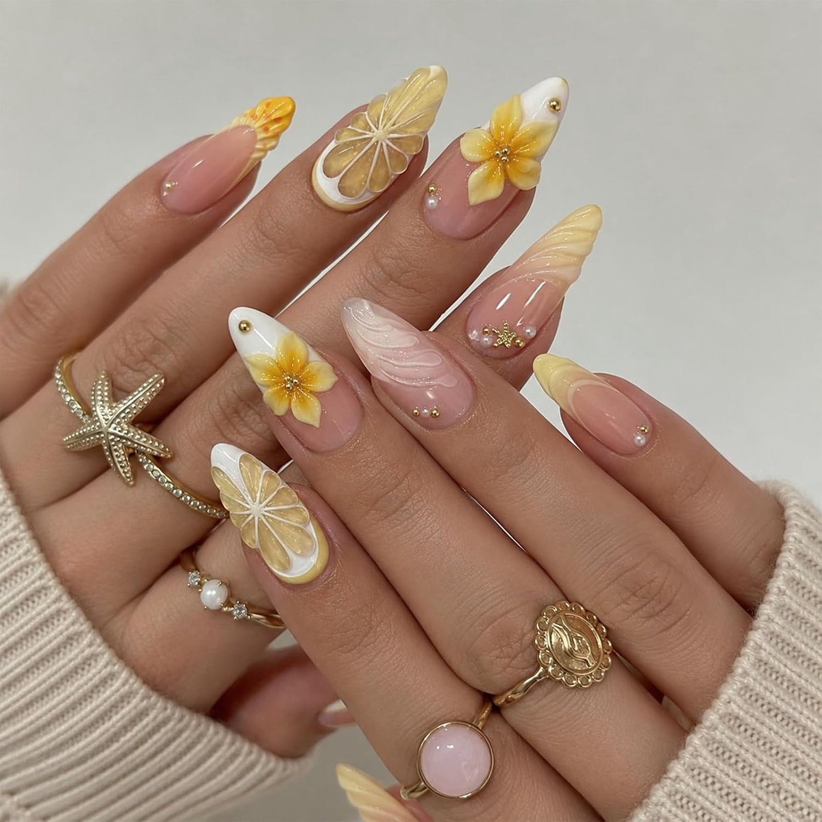 Kunstnagels kort - natuurlijk vierkant - full cover - manicureset voor thuis - ShopVlot