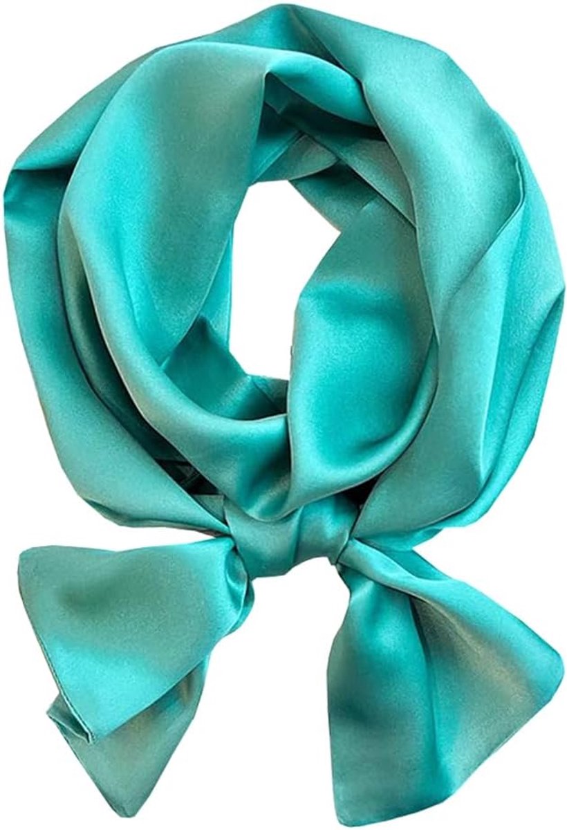 Women's Neckerchief Silk Scarf Scarf Long Stripes Headscarf Silk Multifunctional Scarf Belt Band - ShopVlot