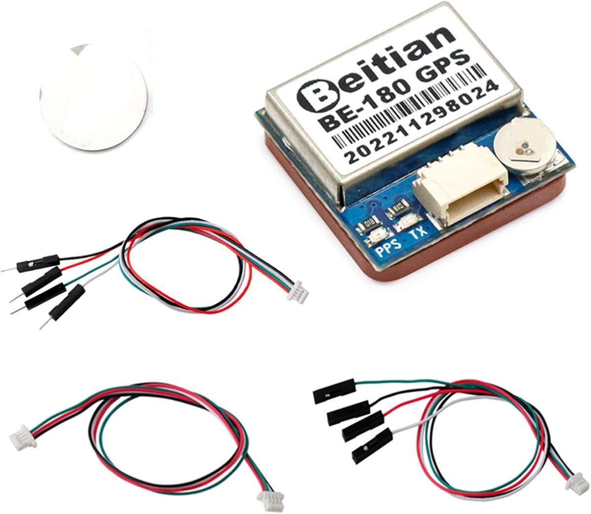 BE-180 GPS Module Beidou GPS AntennaTTL Level 38400bps for Arduino Raspberry Pi Aircraft Pixhawk APM Flight Controller - ShopVlot