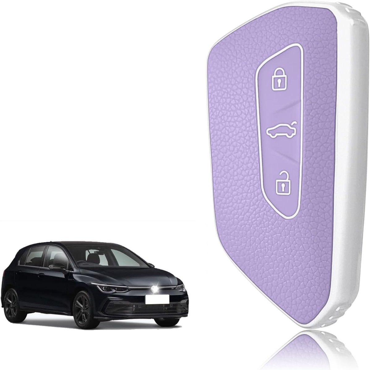 Key Cover Silicone, Car Key Cover Suitable for VW Volkswagen Golf 8 Cupra Formentor Born Seat Leon Ateca Skoda Octavia - ShopVlot