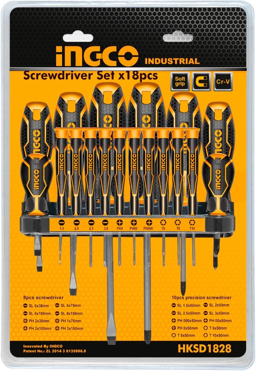 INGCO Screwdriver set hksd1828 - ShopVlot