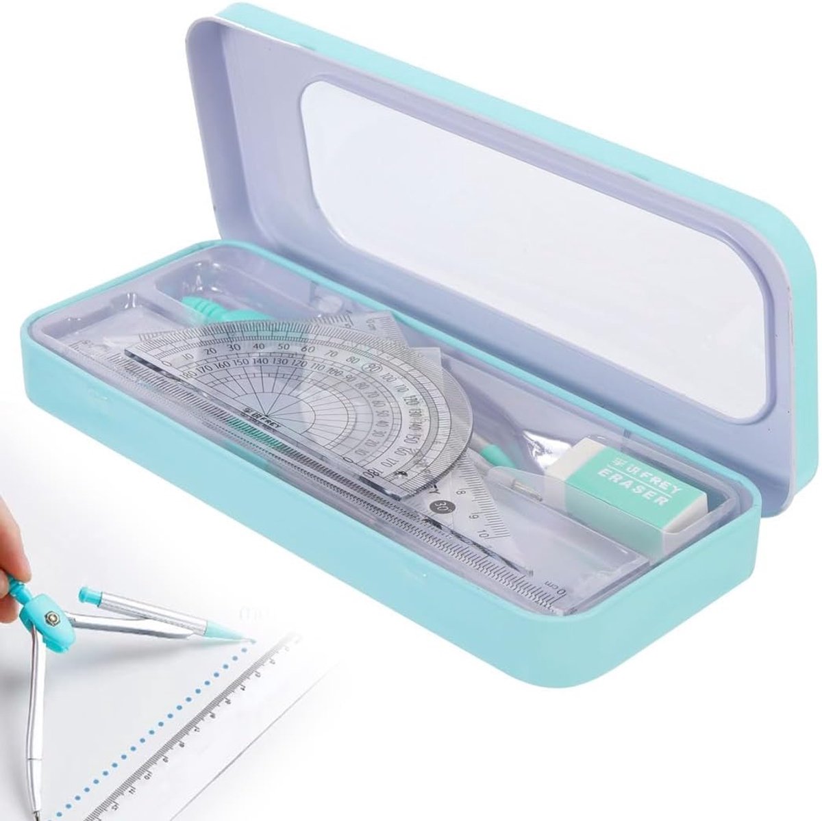 Zirkel Set Ruler Geometric Drawing Tool for School, Office, Precision Work - ShopVlot