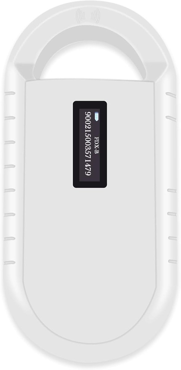 Smoostart Microchip Reader for Dogs/Pets/Pigs with 1000 Memory Data, Only Compatible with FDX-B/EMID Microchip (15/10) - ShopVlot