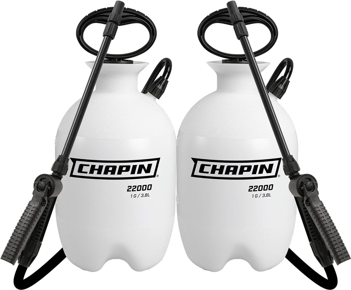 CHAPIN International 22000 stuks 3,5 liter sproeiers, 2 stuks, 2 stuks, wit doorschijnend - ShopVlot