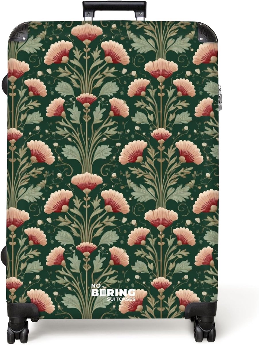 NoBoringSuitcases.com® Suitcase, Pattern - Botanical, suitcase - ShopVlot