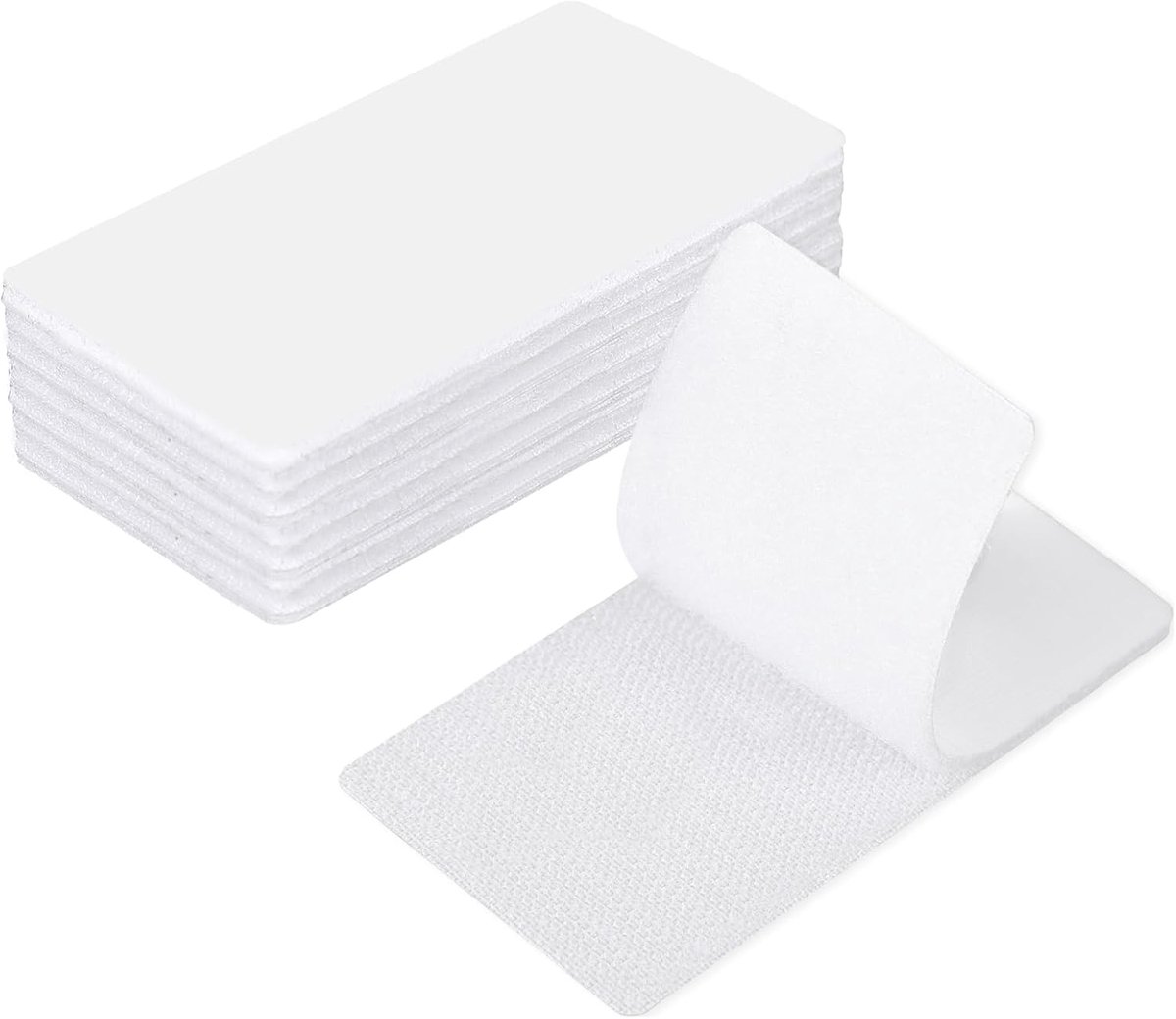 Zelfklevend Klittenband Dubbelzijdig 20Pcs Extra Sterk, Zelfklevende Klittenbandsluiting 50mm x100mm Breed - ShopVlot