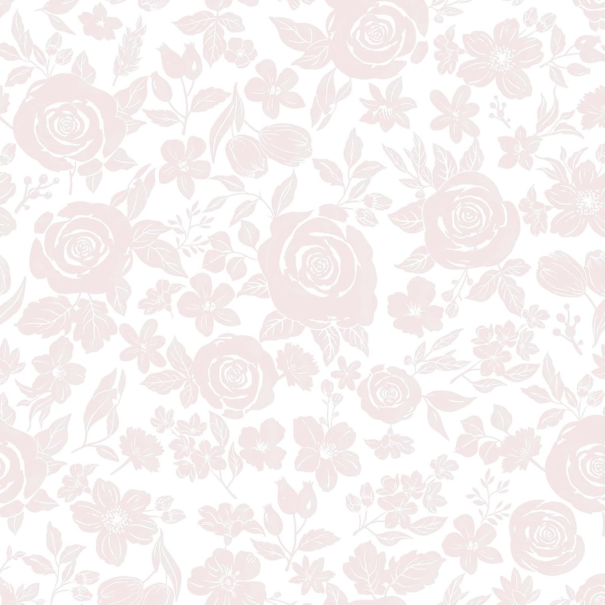 CiCiwind Zelfklevend behang, 44 cm x 10 m, wit, roze, bloemen, behang, waterdicht, meubelfolie, zelfklevende - ShopVlot